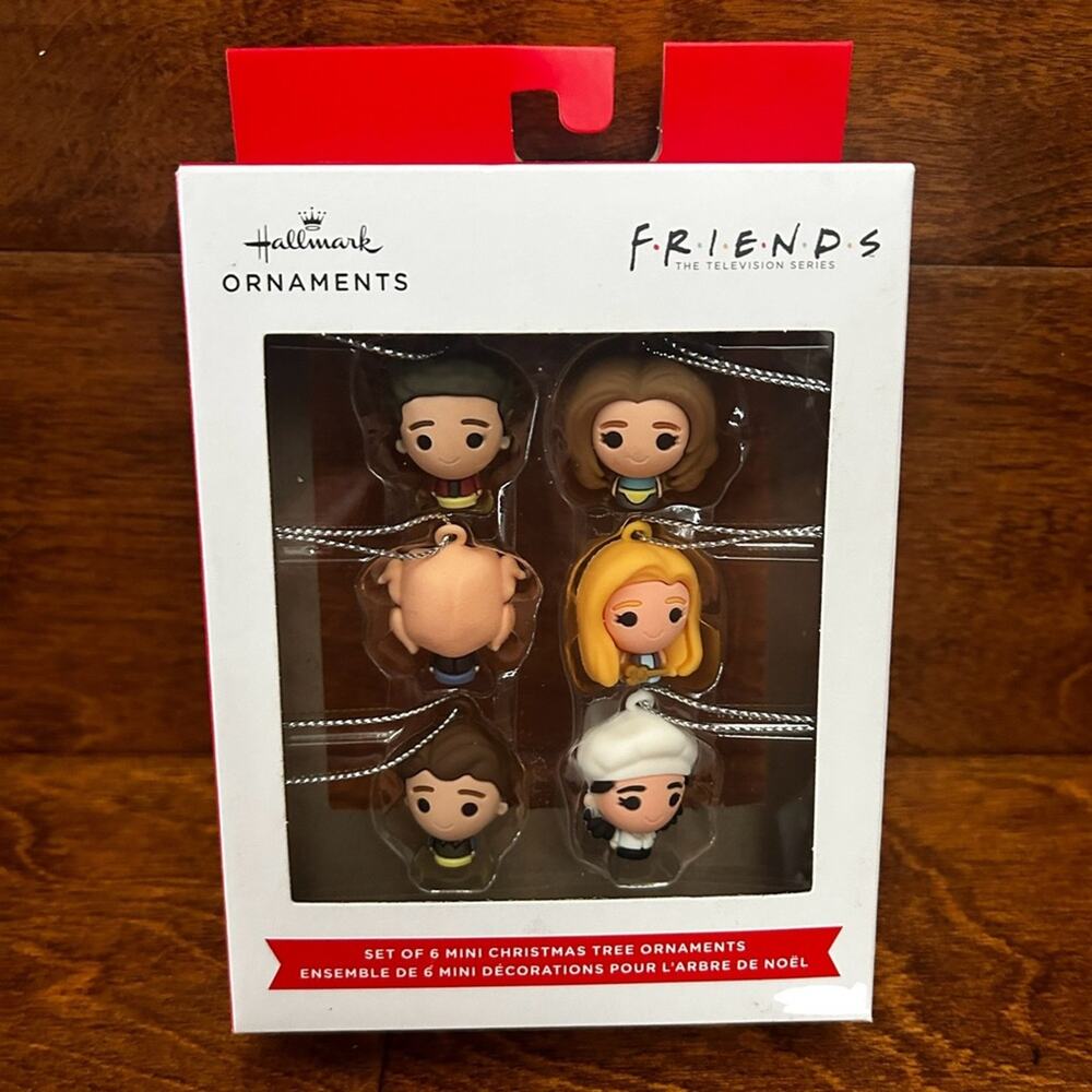 HALLMARK ORNAMENTS Friends Mini Christmas Tree Ornaments